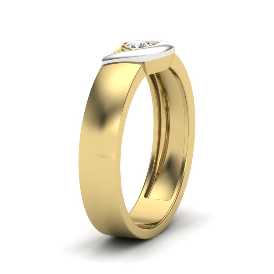 Yellow Gold Plated Sterling Silver Ring