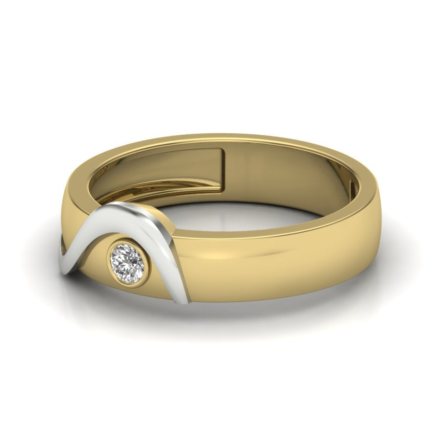 Yellow Gold Plated Sterling Silver Ring