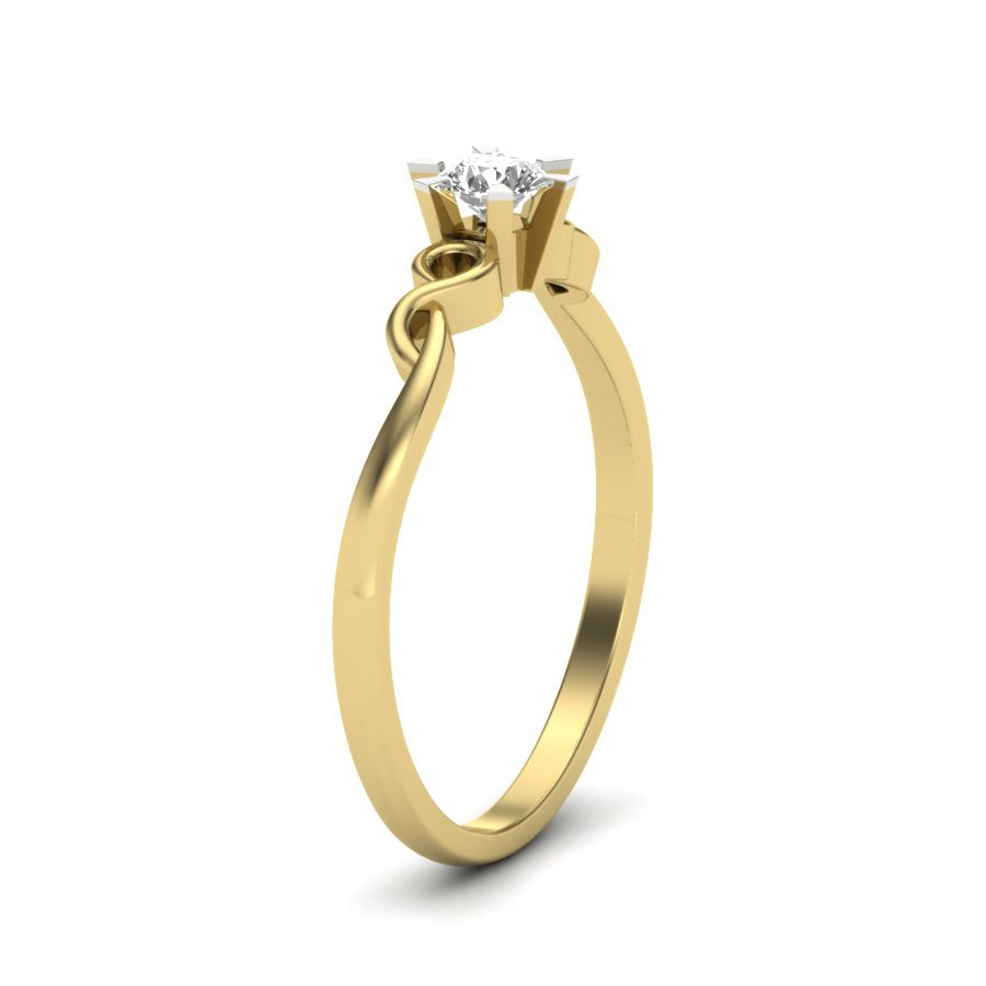 Yellow Gold Plated Sterling Silver Ring