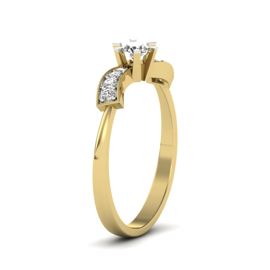 Yellow Gold Plated Sterling Silver Ring