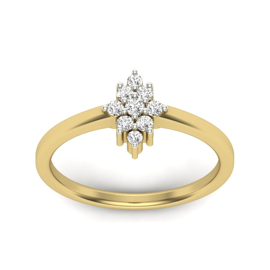 Yellow Gold Plated Sterling Silver Ring