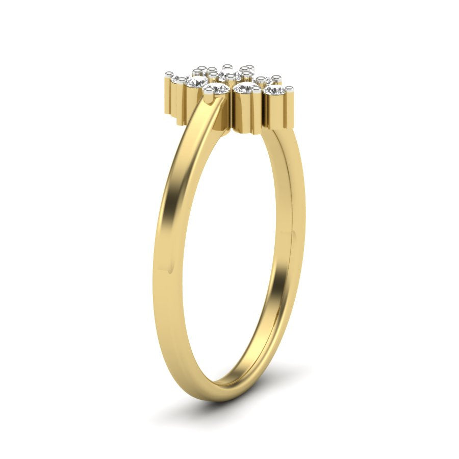 Yellow Gold Plated Sterling Silver Ring