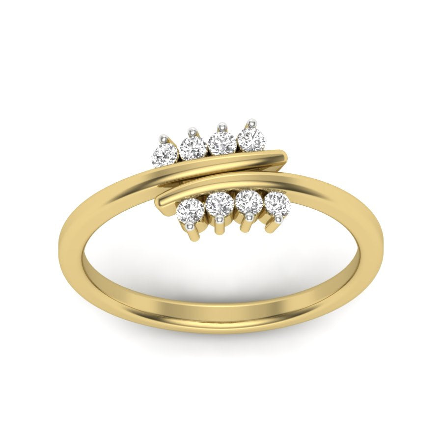 Yellow Gold Plated Sterling Silver Ring