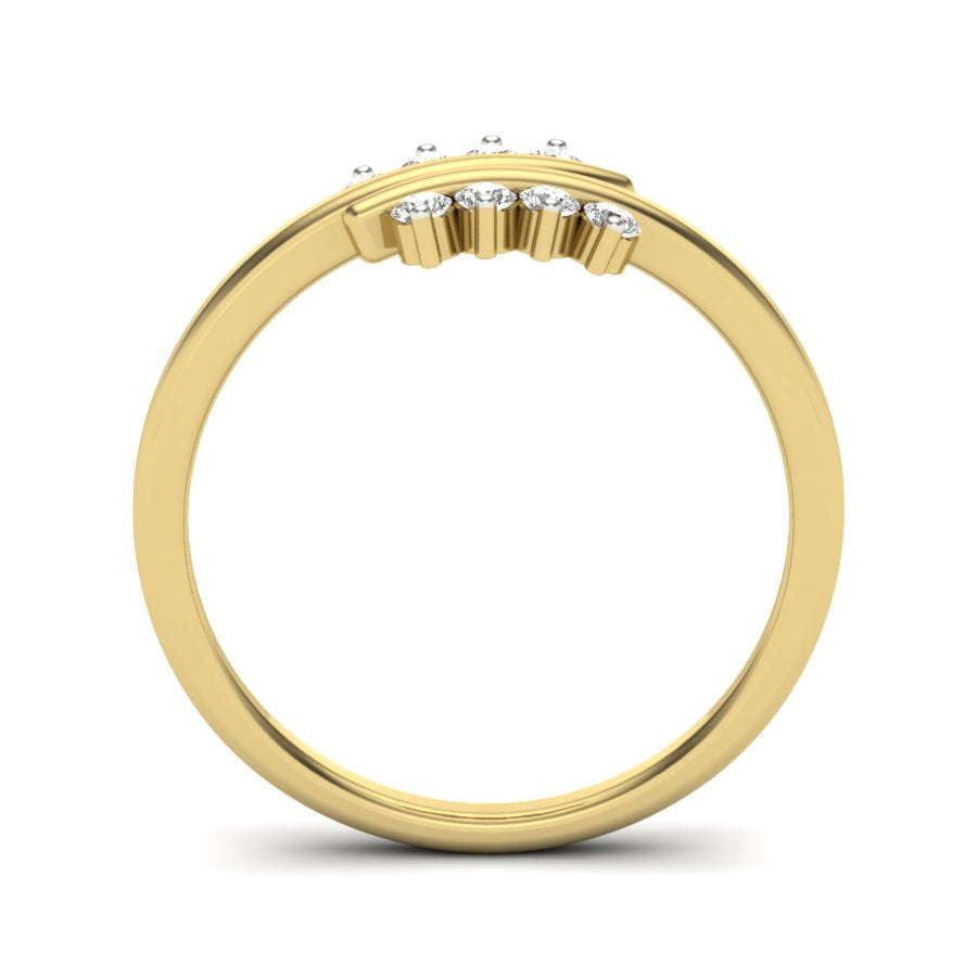 Yellow Gold Plated Sterling Silver Ring