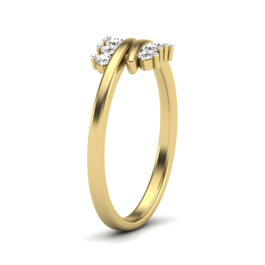 Yellow Gold Plated Sterling Silver Ring