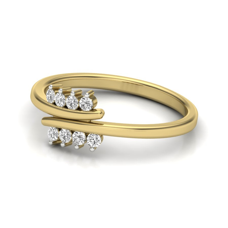 Yellow Gold Plated Sterling Silver Ring