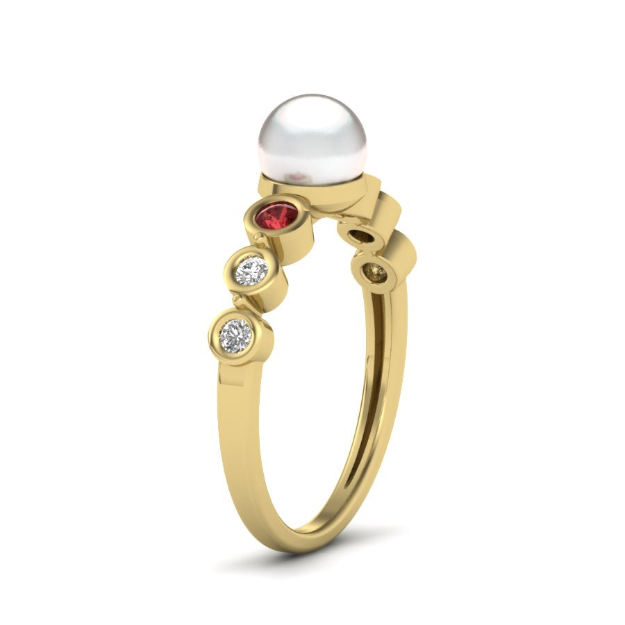 Yellow Gold Plated Sterling Silver Ring