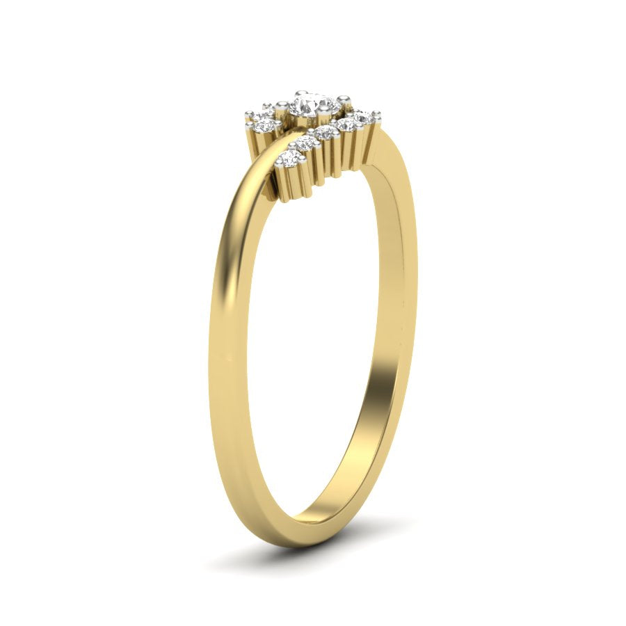 Yellow Gold Plated Sterling Silver Ring