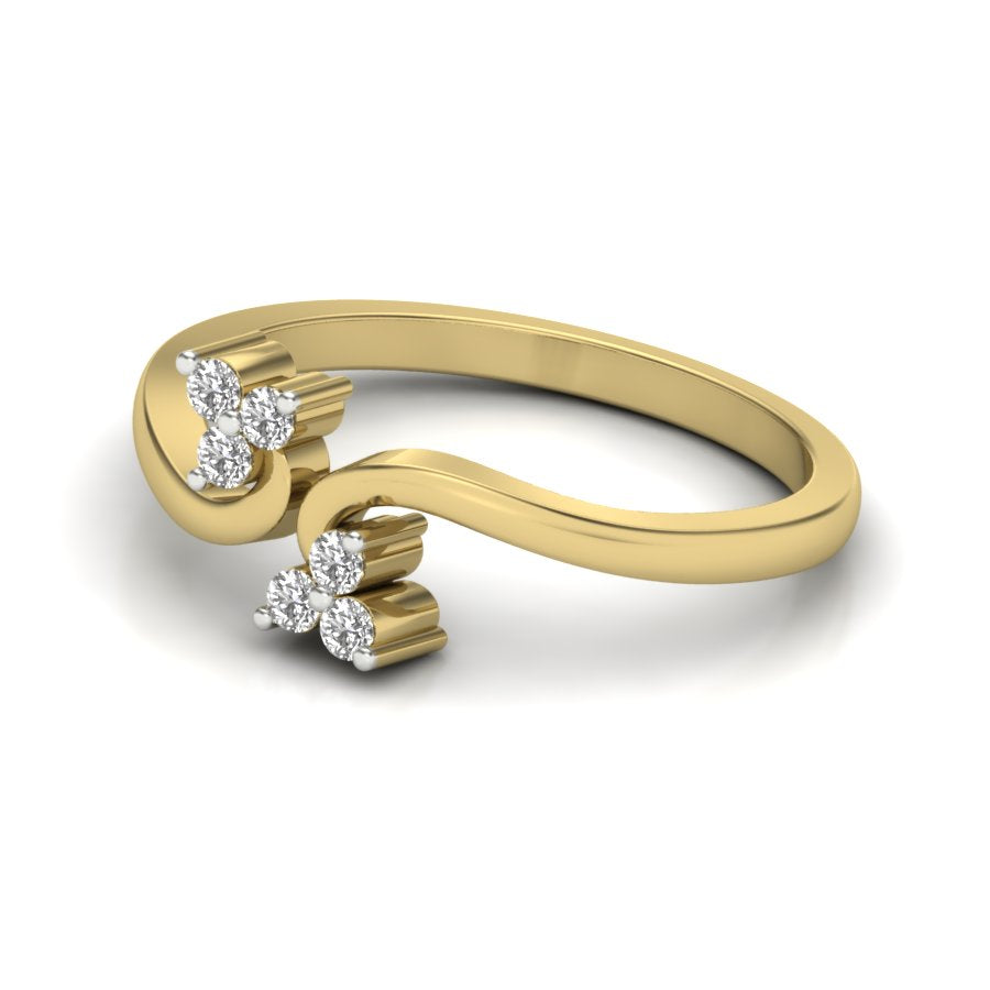 Yellow Gold Plated Sterling Silver Ring