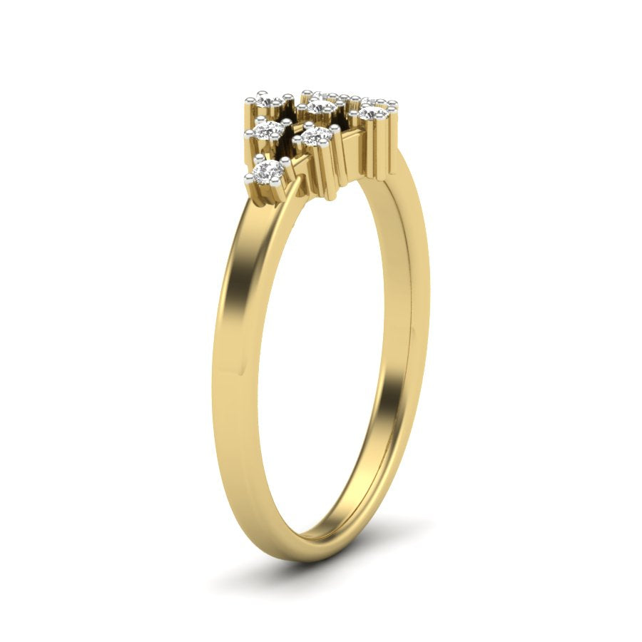Yellow Gold Plated Sterling Silver Ring