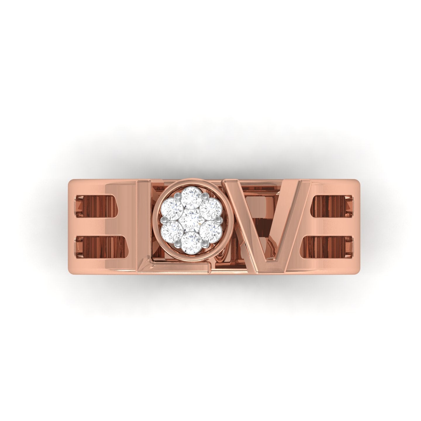 Rose Gold Plated Sterling Silver Ring