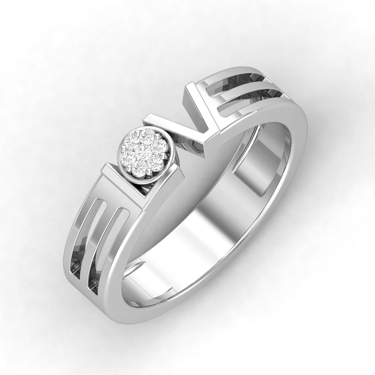 White Gold Ring