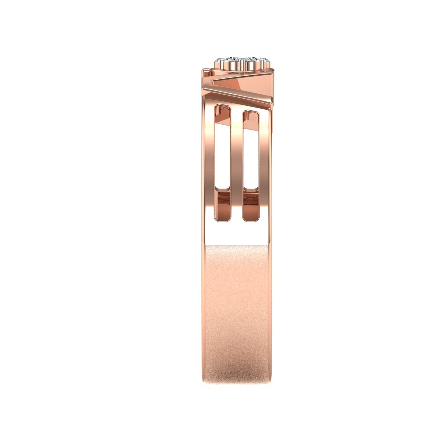 Rose Gold Plated Sterling Silver Ring