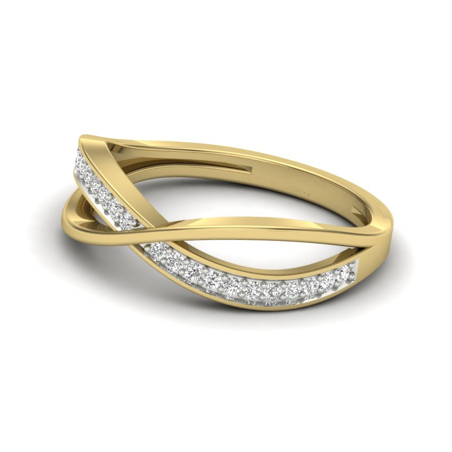 Yellow Gold Plated Sterling Silver Ring