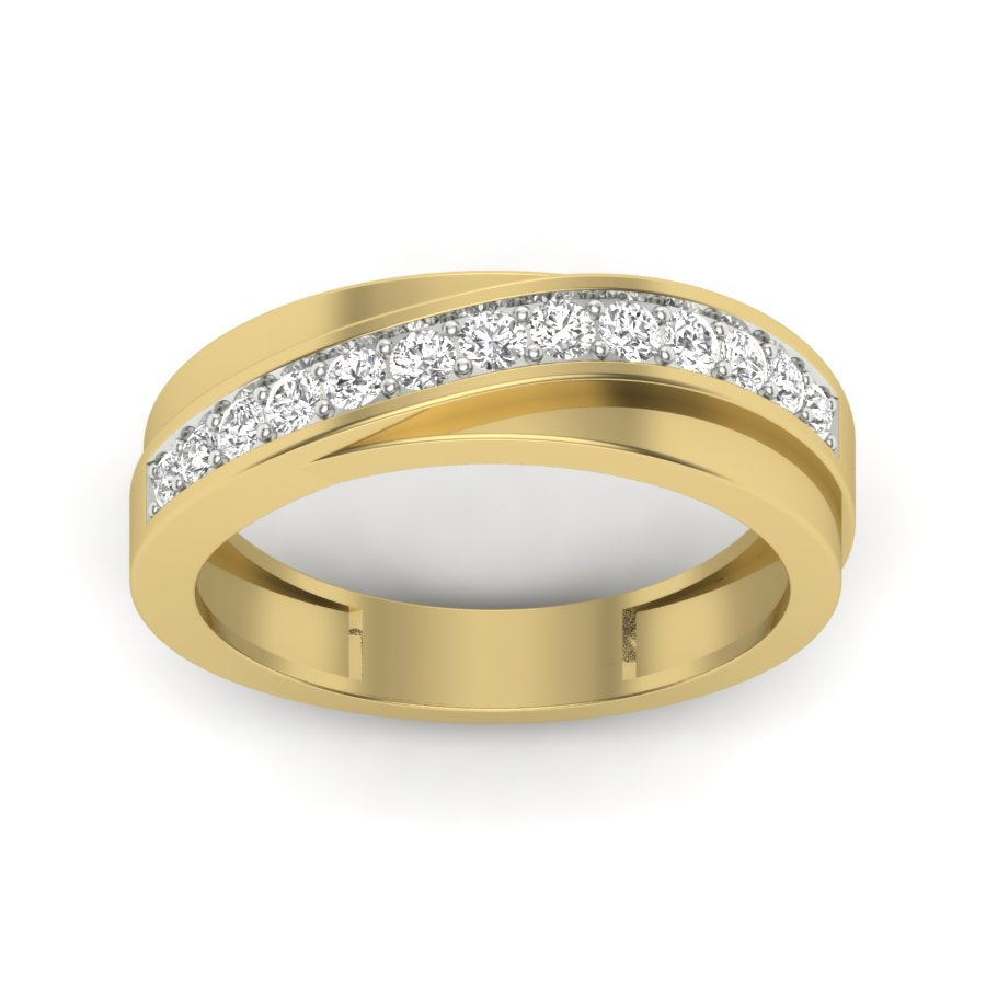 Yellow Gold Plated Sterling Silver Ring