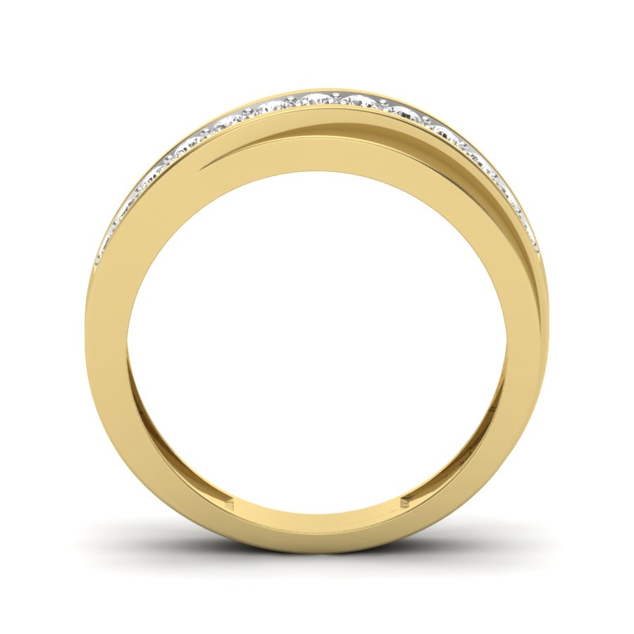 Yellow Gold Plated Sterling Silver Ring