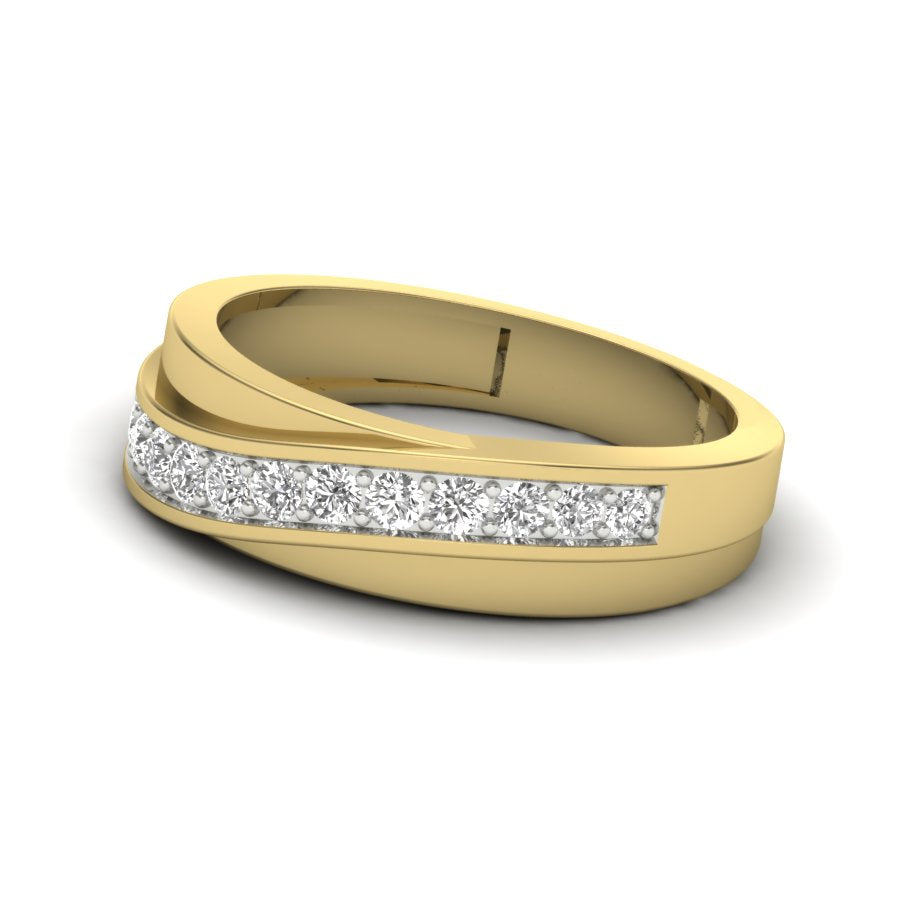 Yellow Gold Plated Sterling Silver Ring
