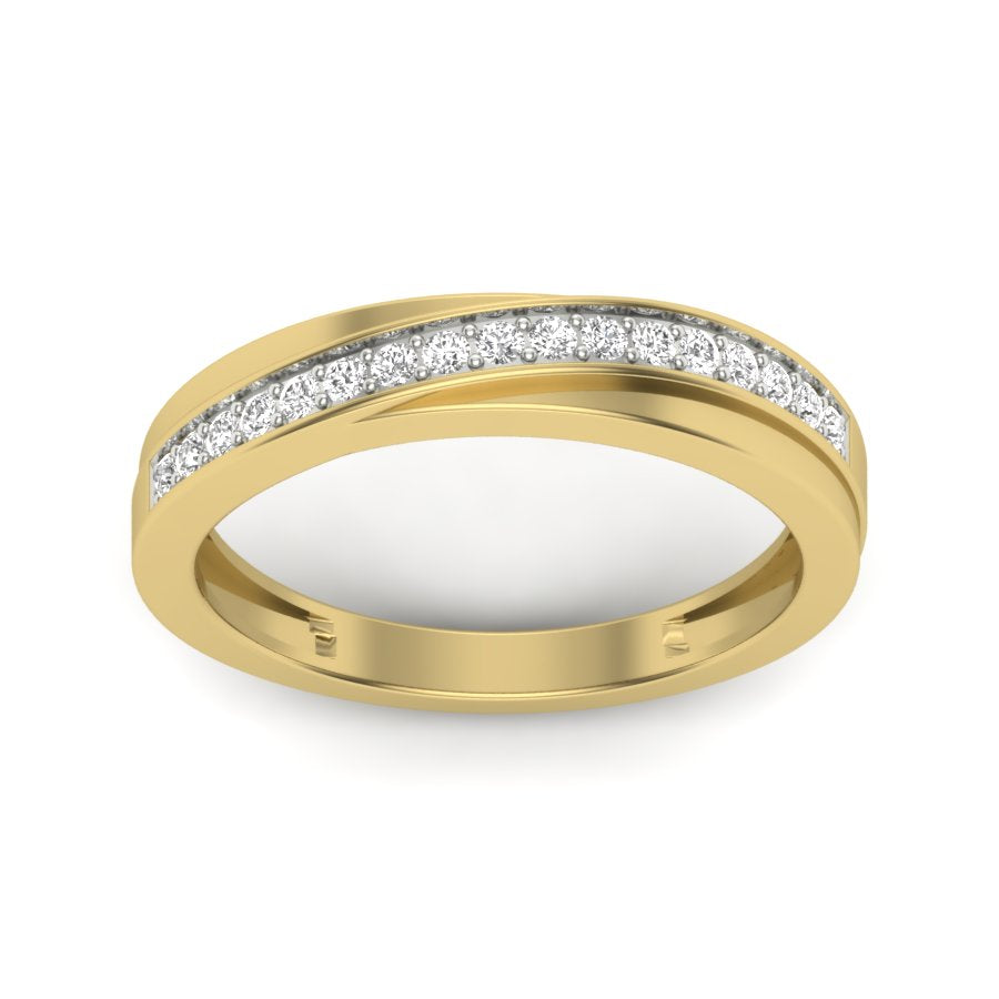 Yellow Gold Plated Sterling Silver Ring