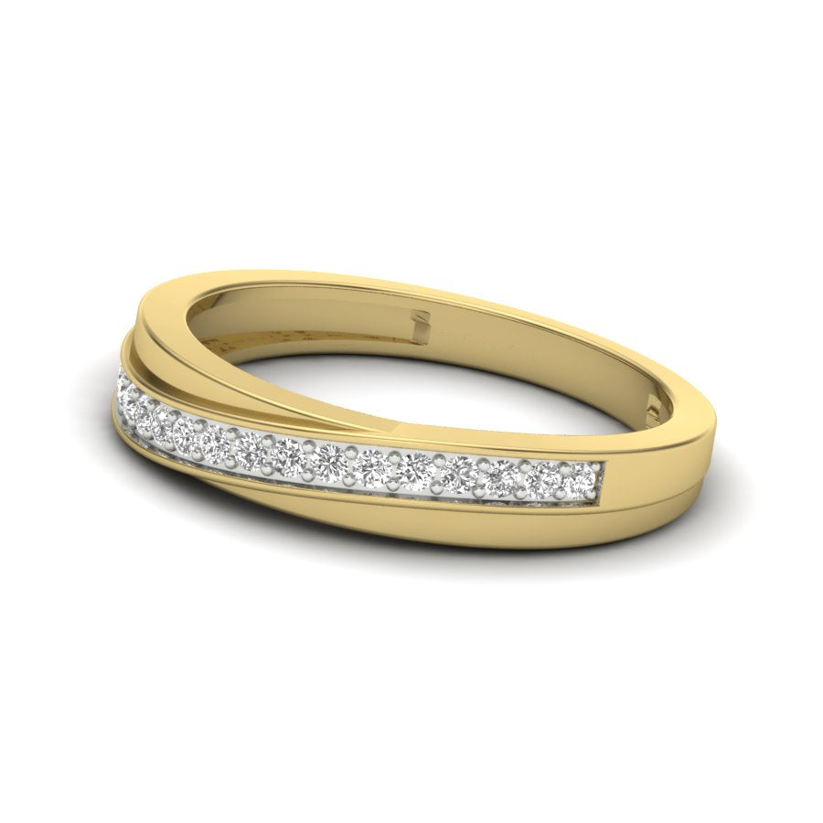 Yellow Gold Plated Sterling Silver Ring