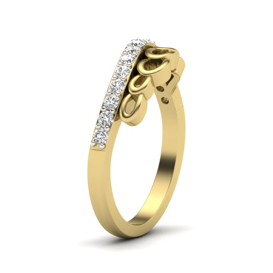 Yellow Gold Plated Sterling Silver Ring