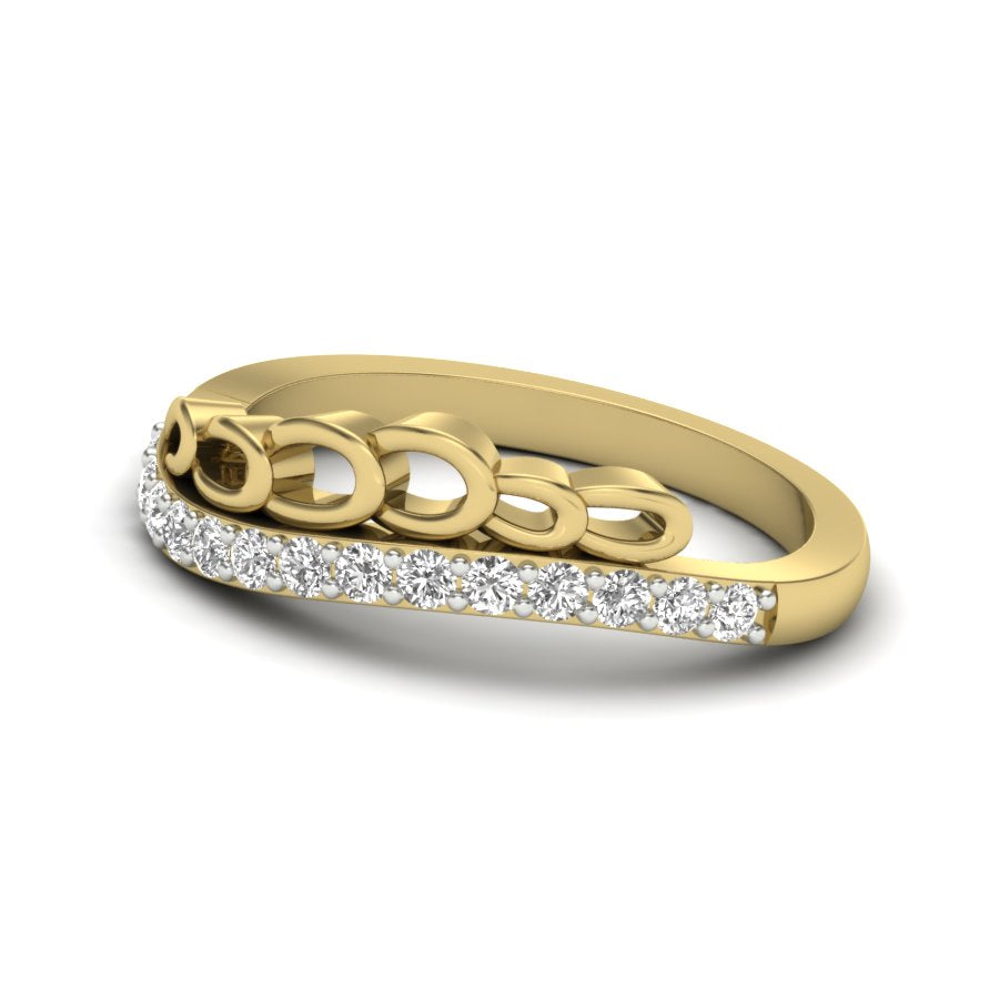 Yellow Gold Plated Sterling Silver Ring