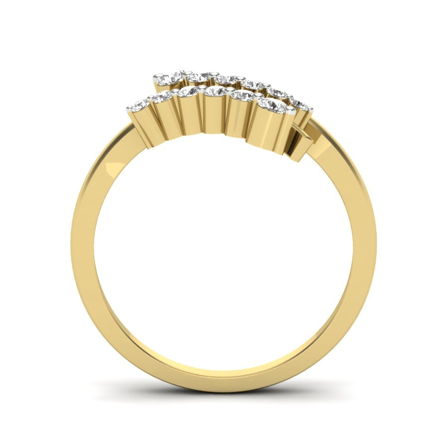 Yellow Gold Plated Sterling Silver Ring