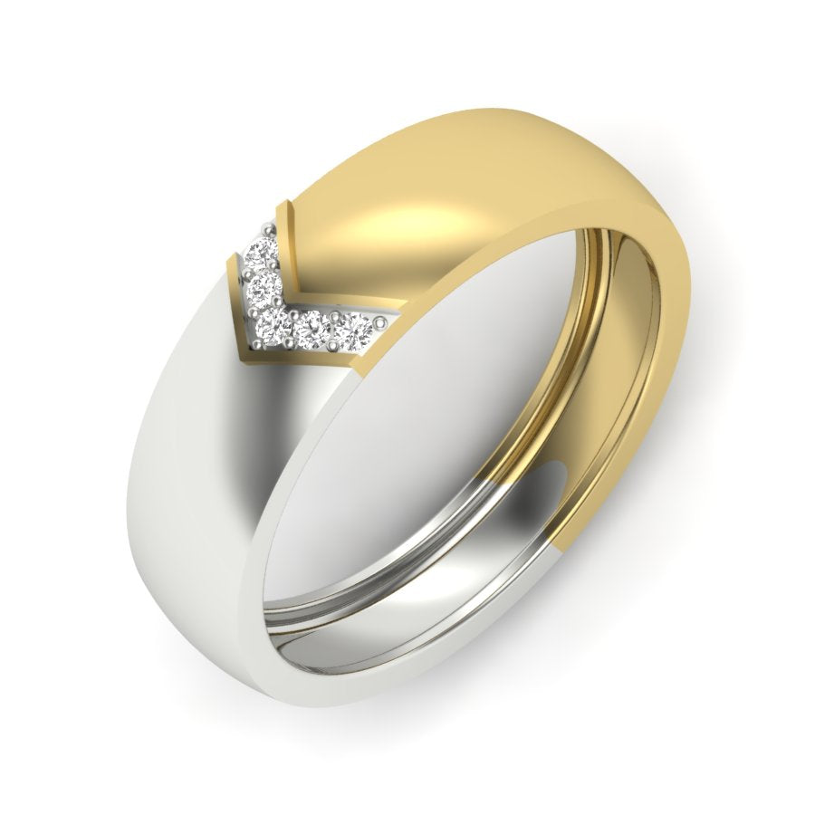 Yellow Gold Plated Sterling Silver Ring