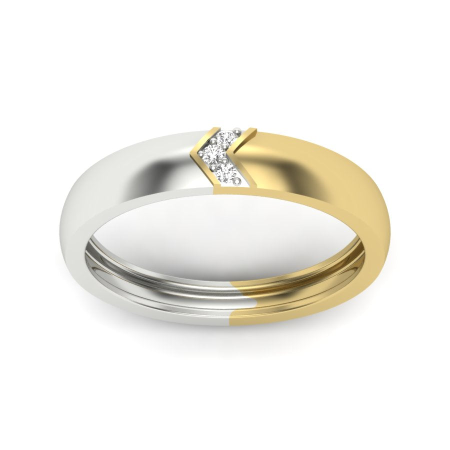 Yellow Gold Plated Sterling Silver Ring