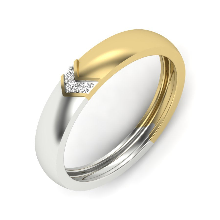 Yellow Gold Plated Sterling Silver Ring