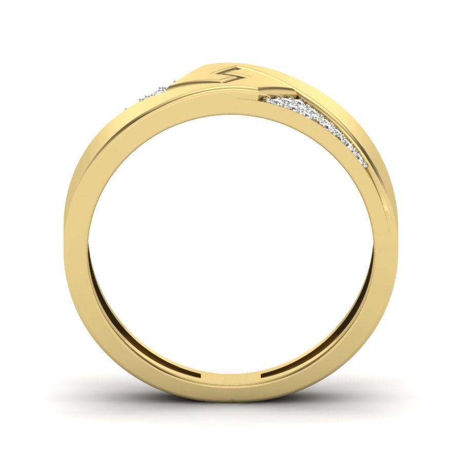 Yellow Gold Plated Sterling Silver Ring
