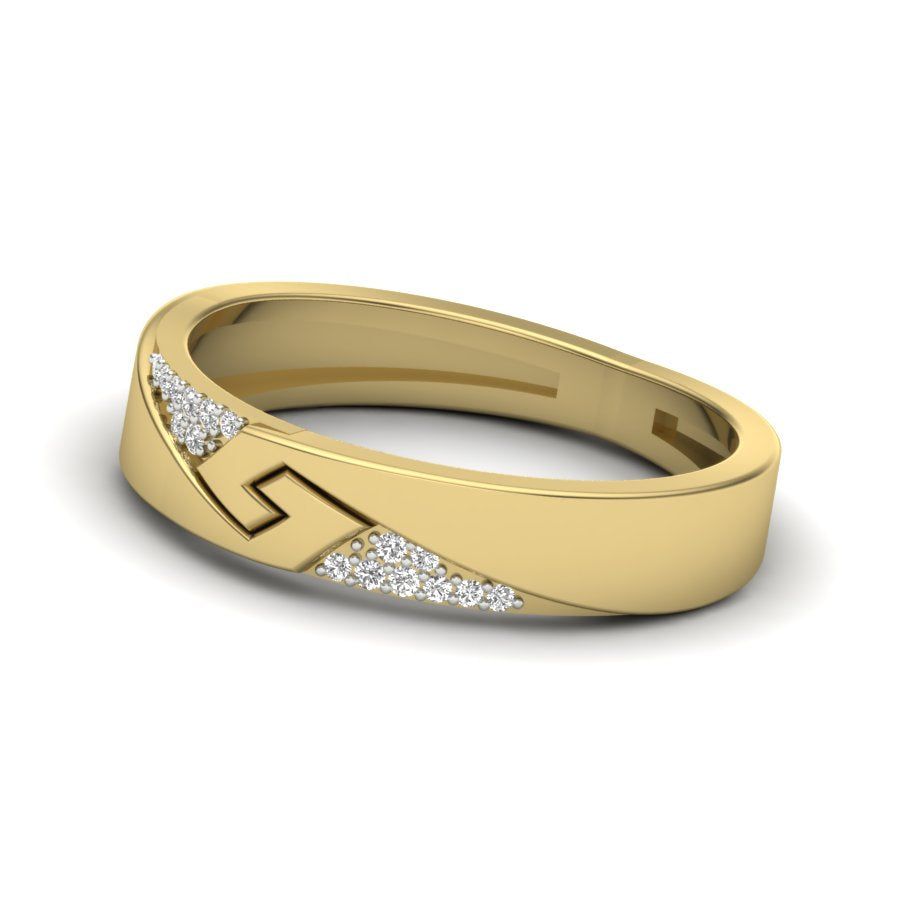 Yellow Gold Plated Sterling Silver Ring