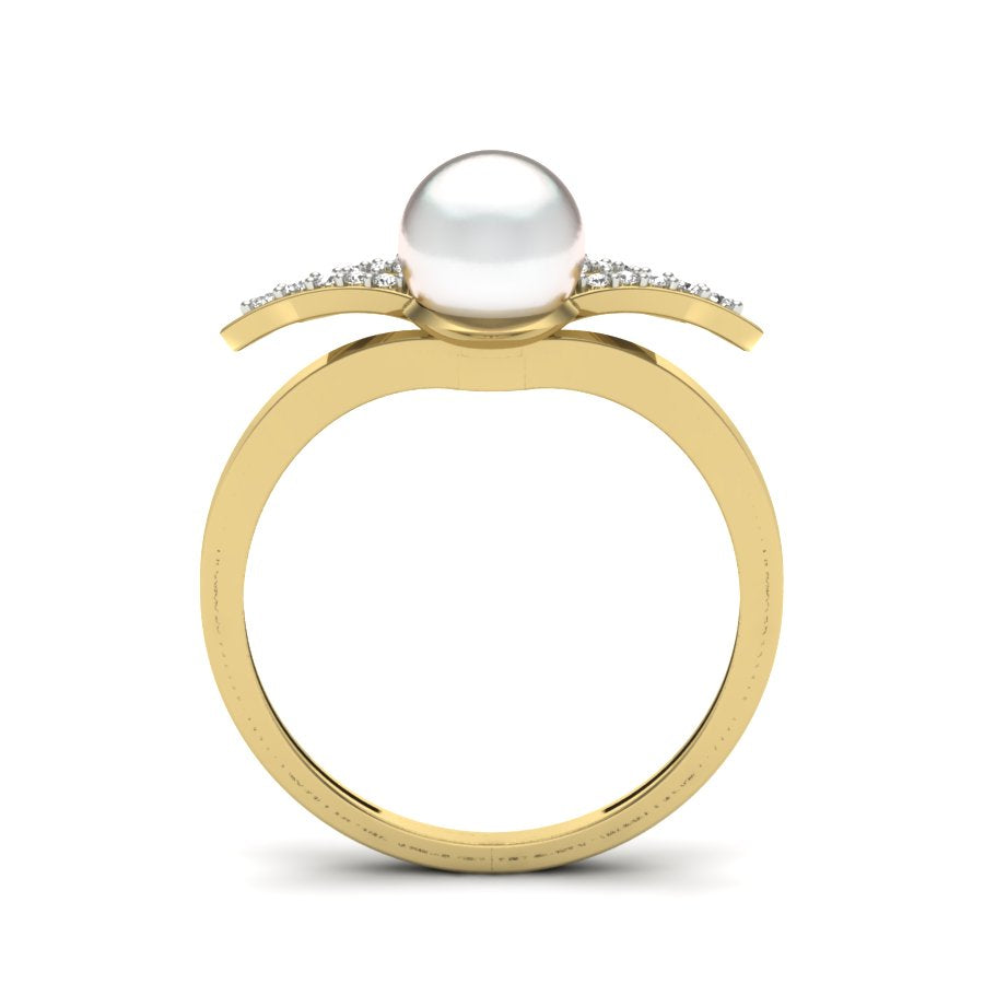 Yellow Gold Plated Sterling Silver Ring