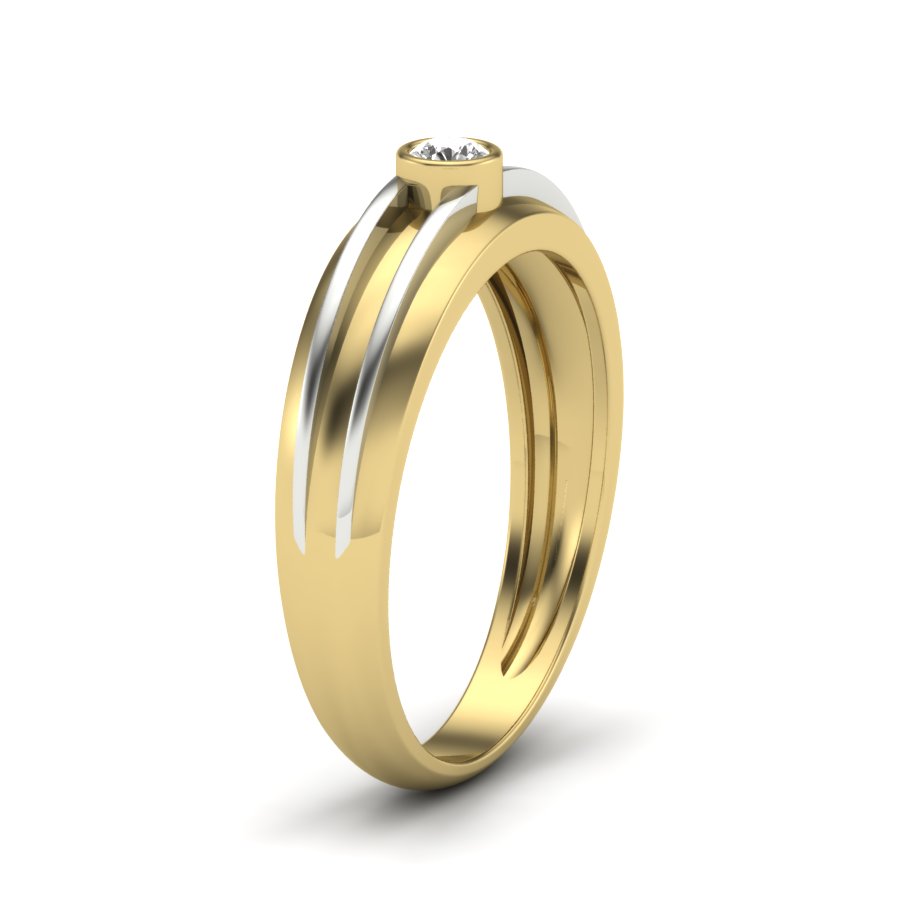 Yellow Gold Plated Sterling Silver Ring