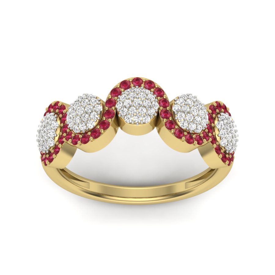 Yellow Gold Plated Sterling Silver Ring