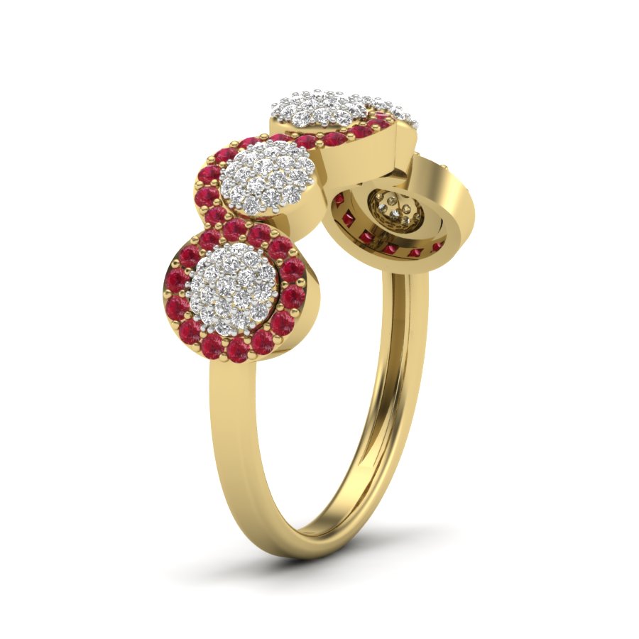 Yellow Gold Plated Sterling Silver Ring