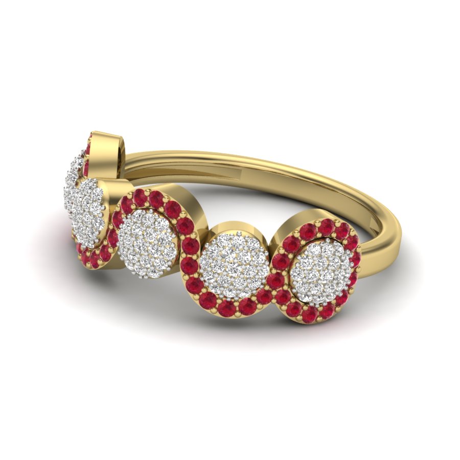 Yellow Gold Plated Sterling Silver Ring