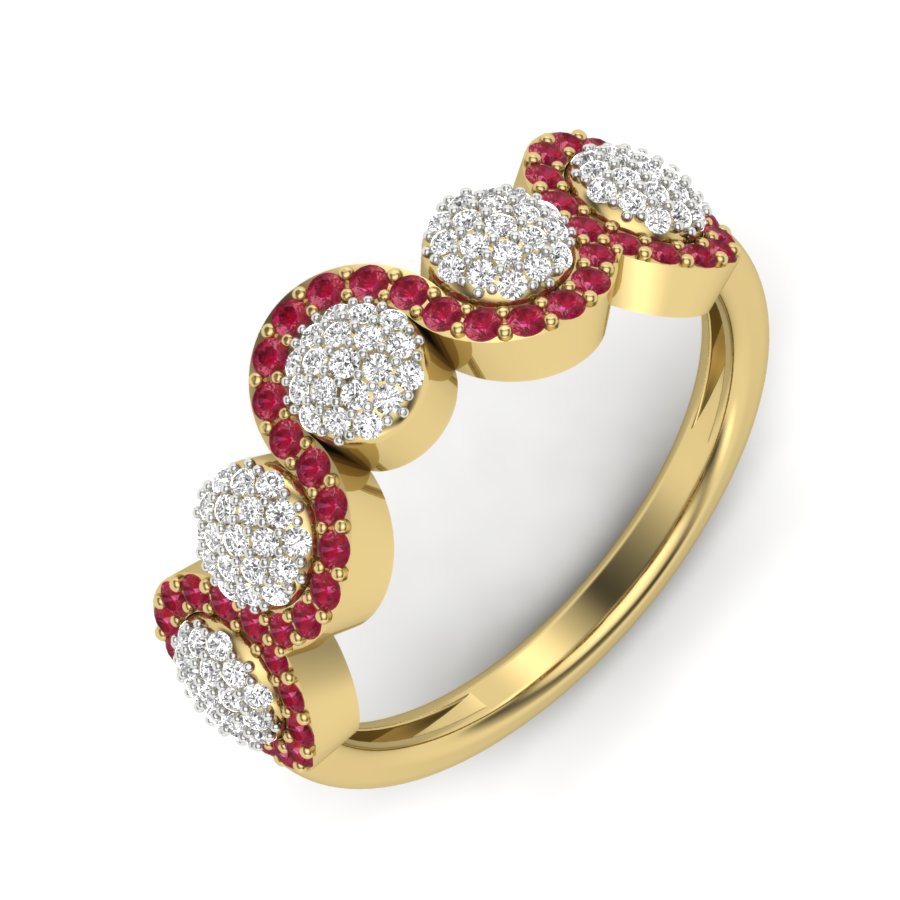 Yellow Gold Plated Sterling Silver Ring