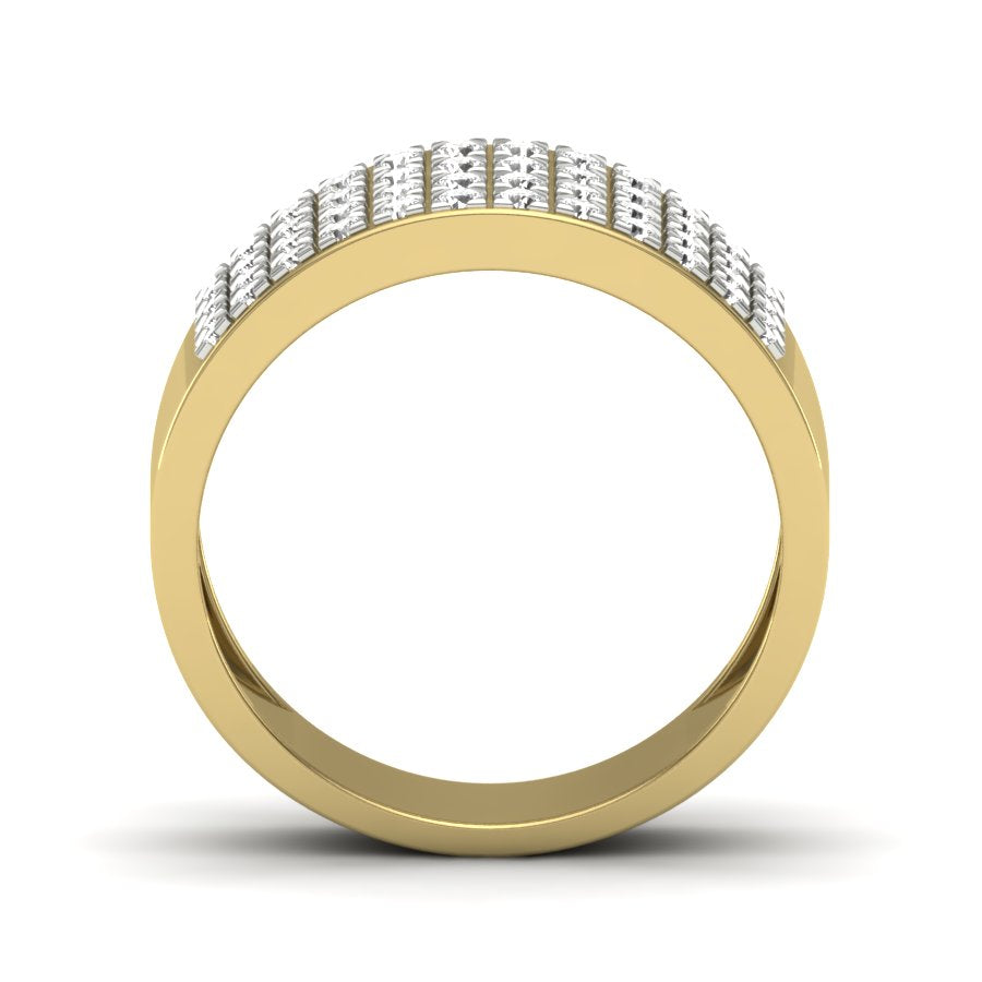 Yellow Gold Plated Sterling Silver Ring