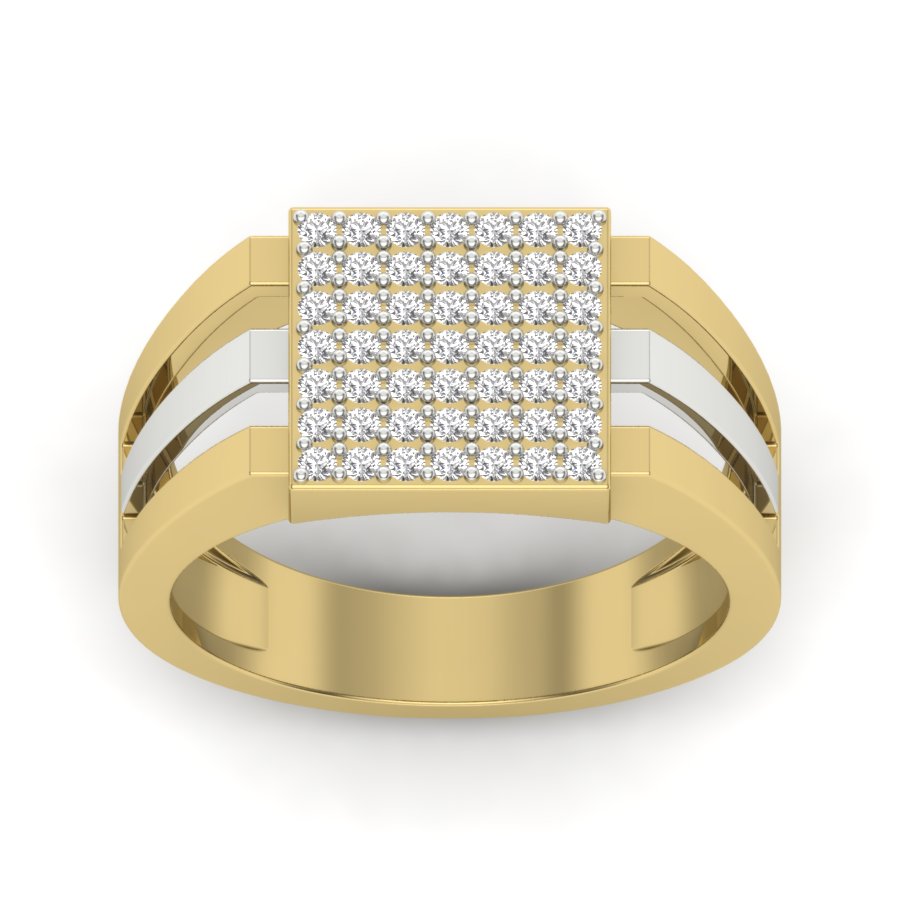 Yellow Gold Plated Sterling Silver Ring