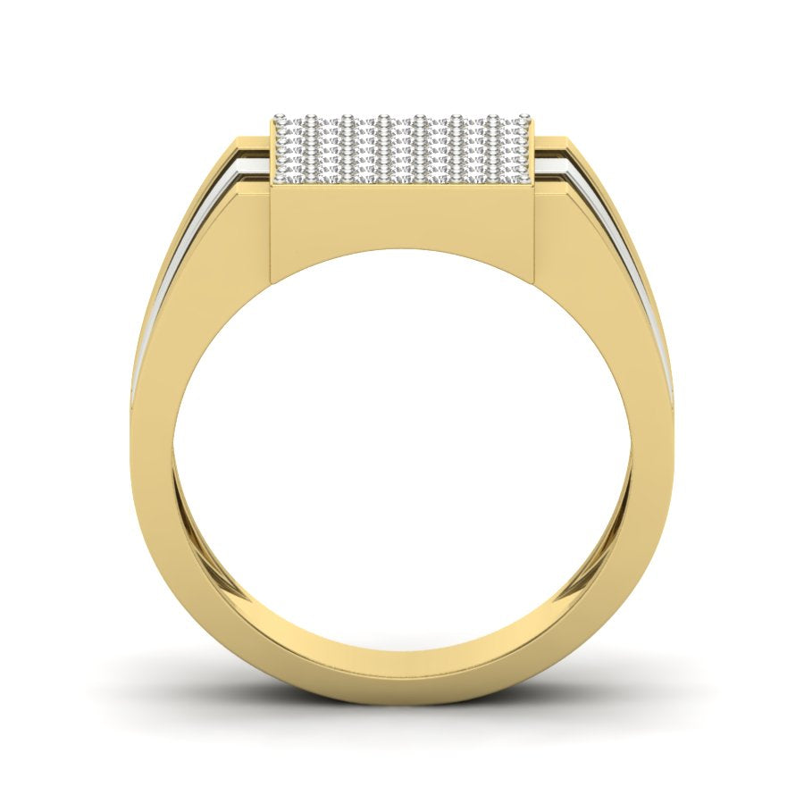 Yellow Gold Plated Sterling Silver Ring