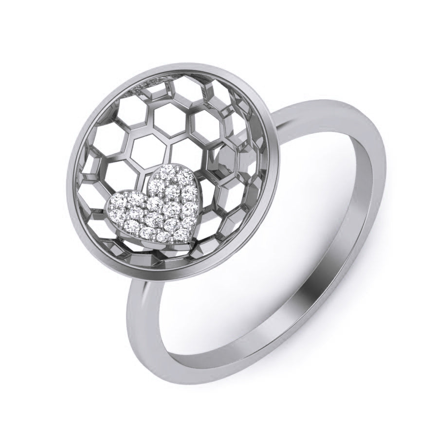White Gold Ring
