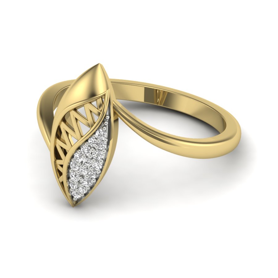 Yellow Gold Plated Sterling Silver Ring