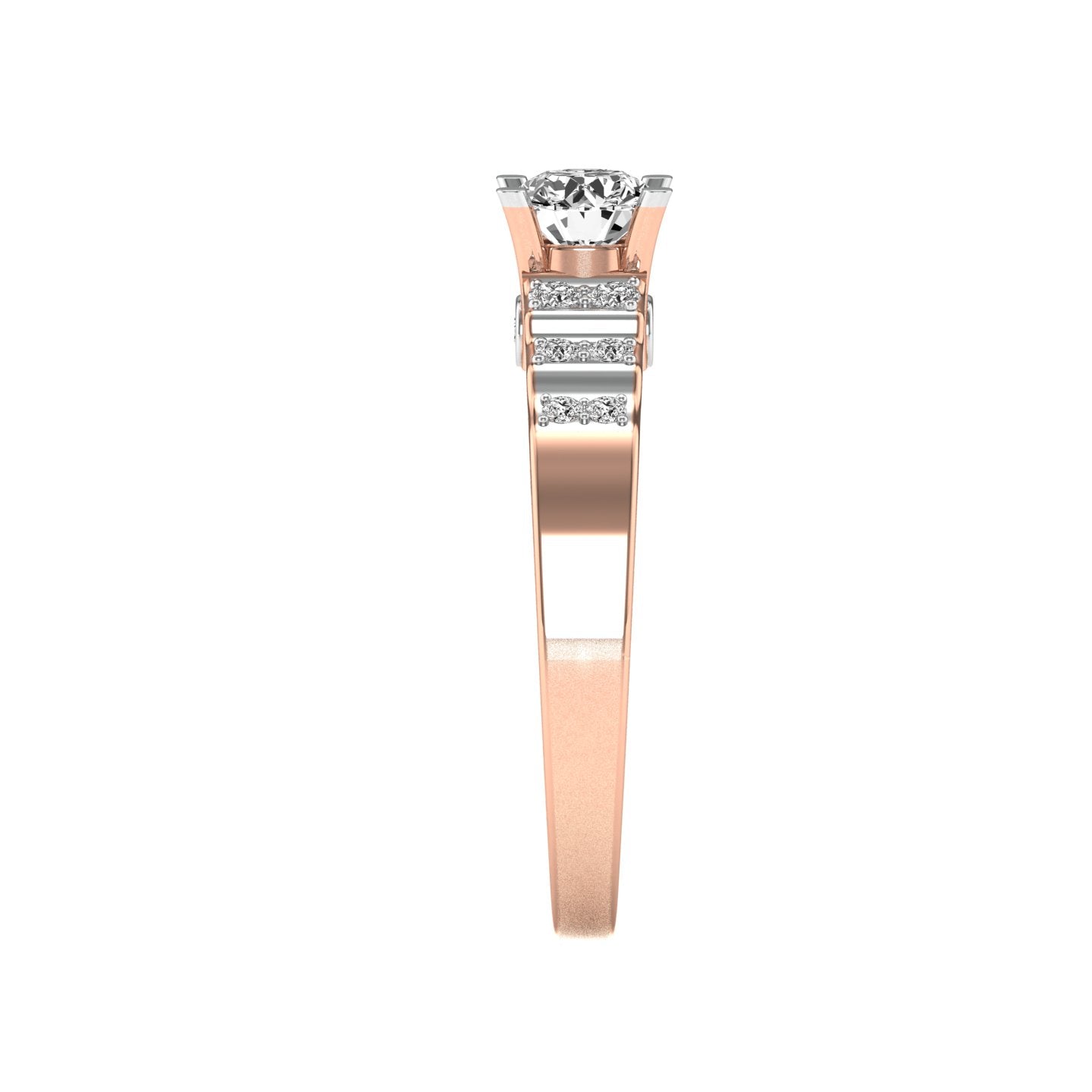 Rose Gold Plated Sterling Silver Ring