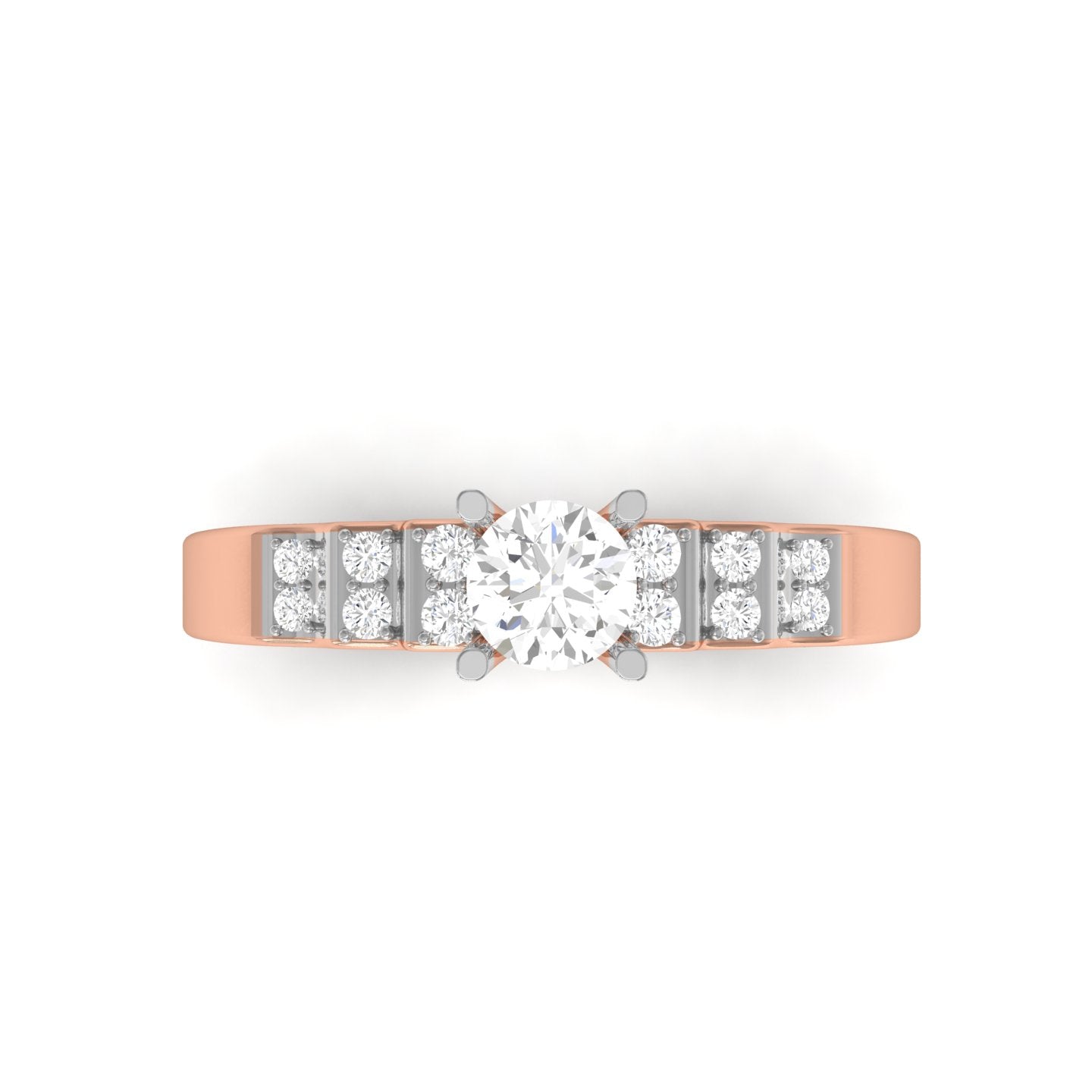 Rose Gold Plated Sterling Silver Ring