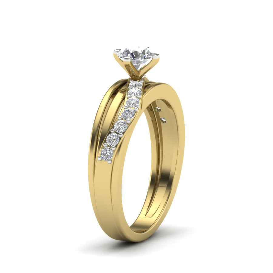 Yellow Gold Plated Sterling Silver Ring