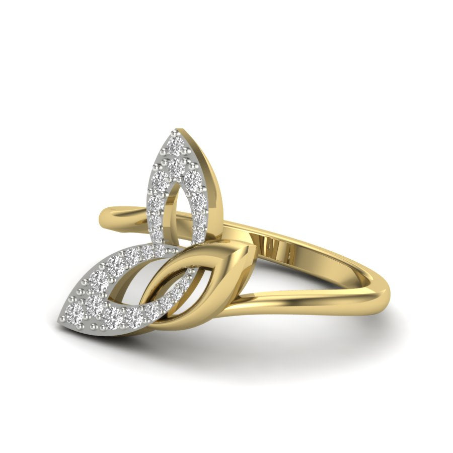 Yellow Gold Plated Sterling Silver Ring