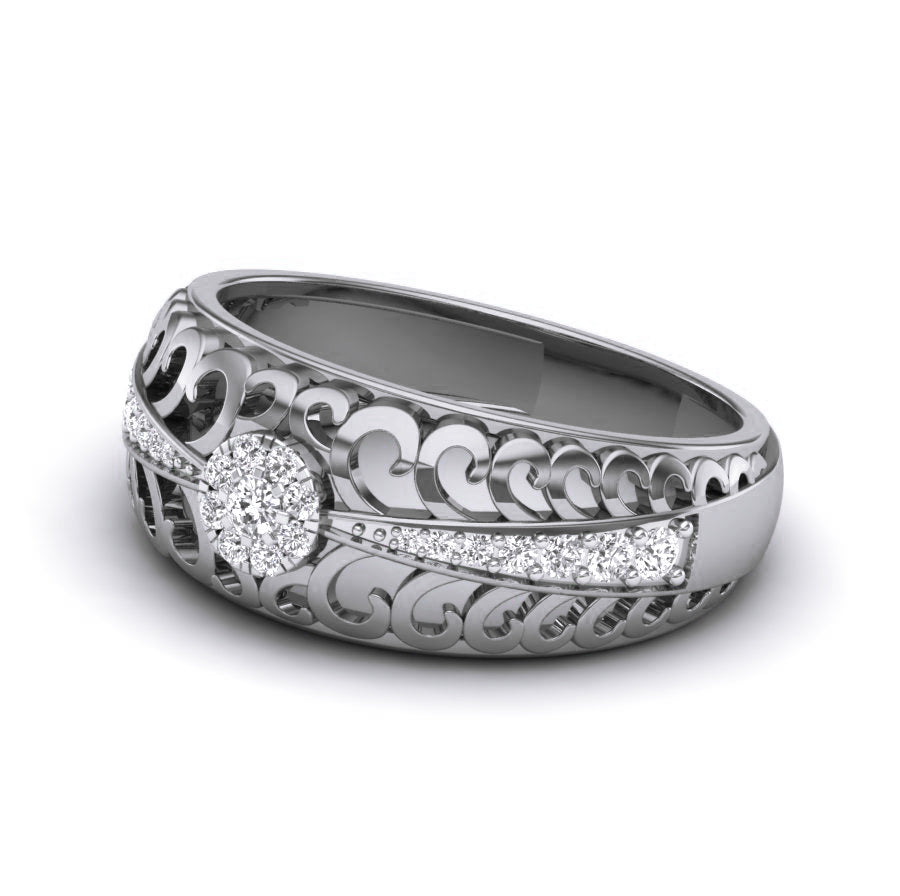 White Gold Ring