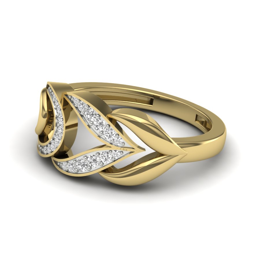 Yellow Gold Plated Sterling Silver Ring
