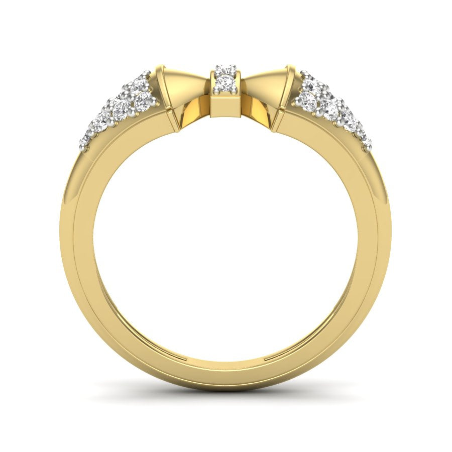 Yellow Gold Plated Sterling Silver Ring