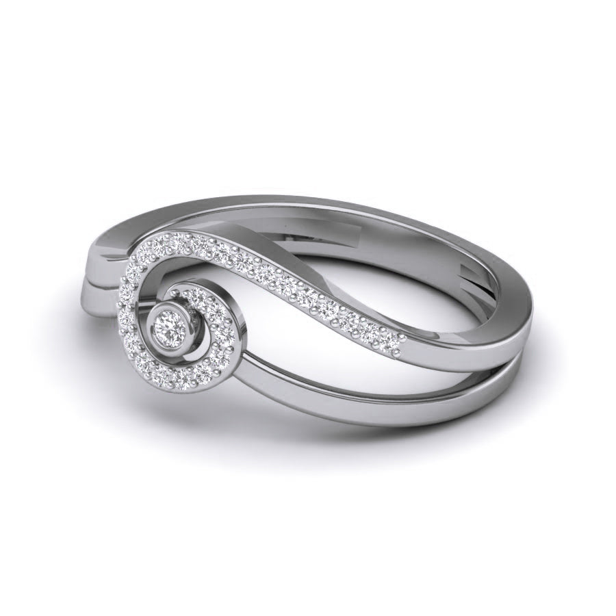 White Gold Ring